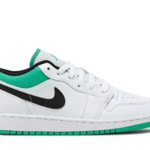 ( Grade School ) Air Jordan 1 Low ‘White Lucky Green’ 553560-129