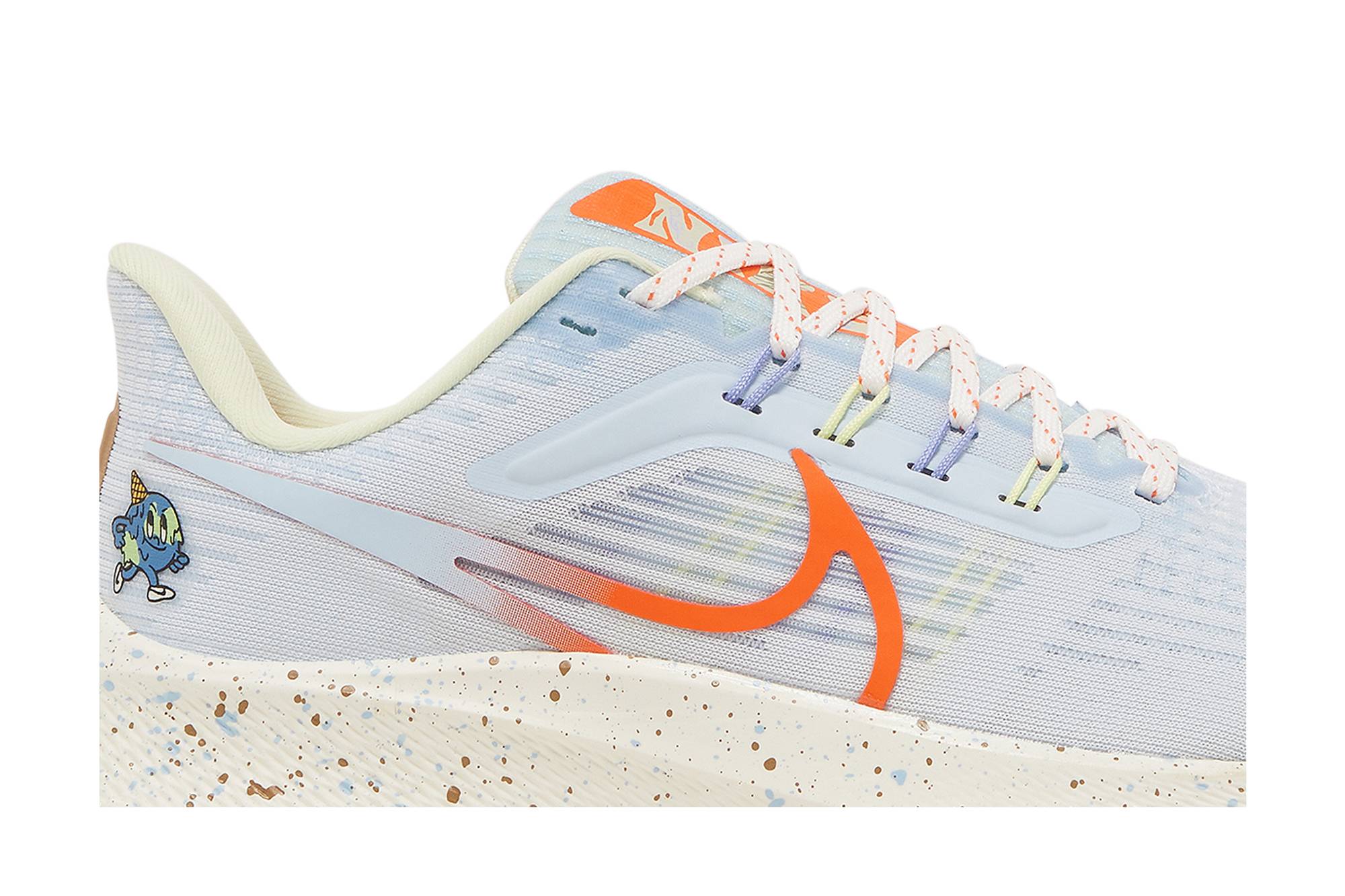 ( Women ) Nike Air Zoom Pegasus 39 Light Thistle Safety Orange DX6047-181 - Image 2