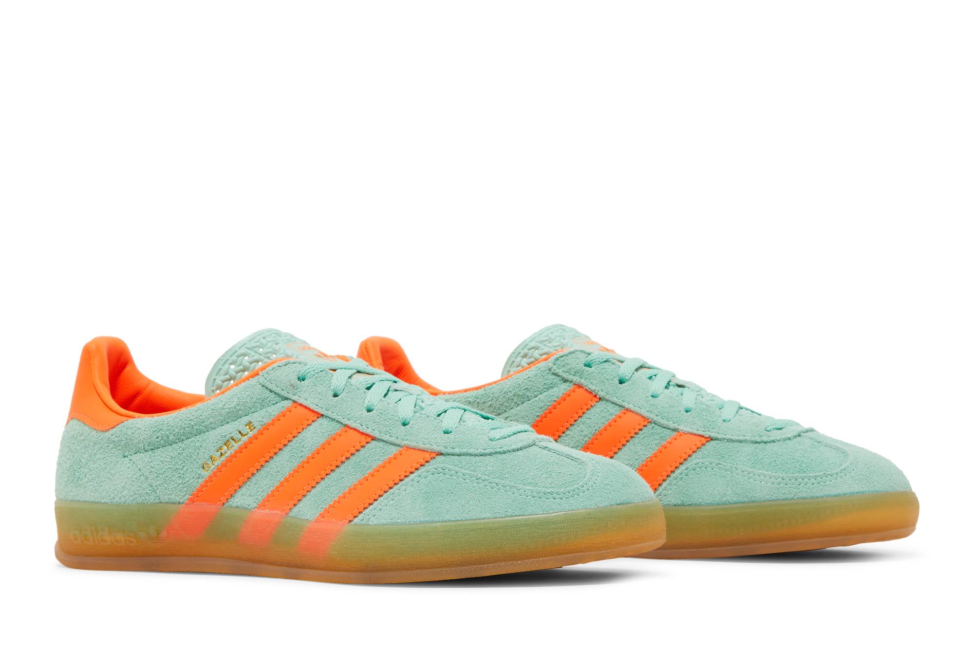 ( Women ) Adidas Gazelle Indoor ‘Pulse Mint Solar Orange’ HQ8714 - Image 8