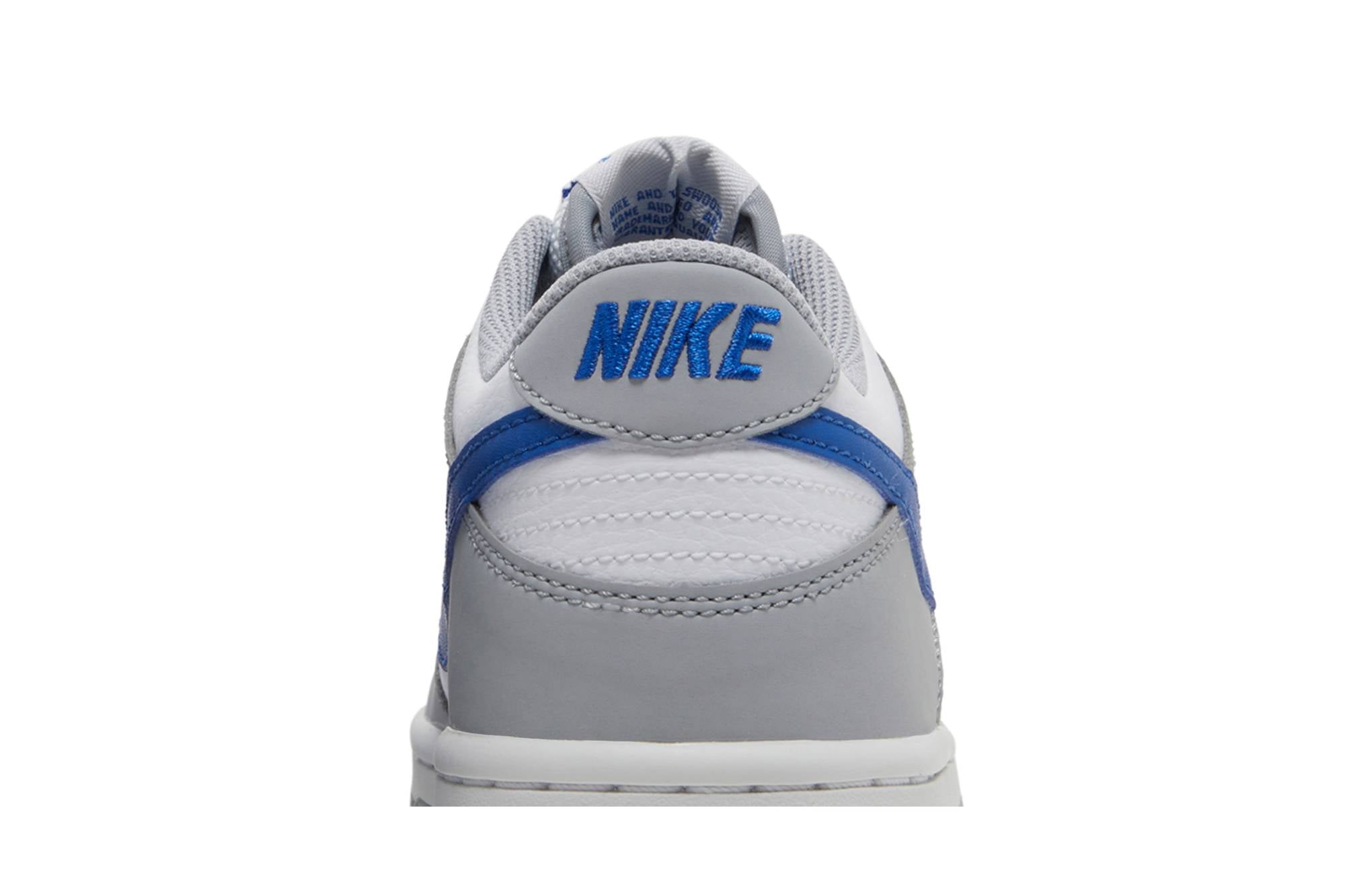 ( Grade School ) Nike Dunk Low Wolf Grey Royal FN3878-001 - Image 7