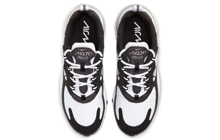 ( Women ) Nike Air Max 270 React White Metallic Silver CQ4805-101 - Image 4