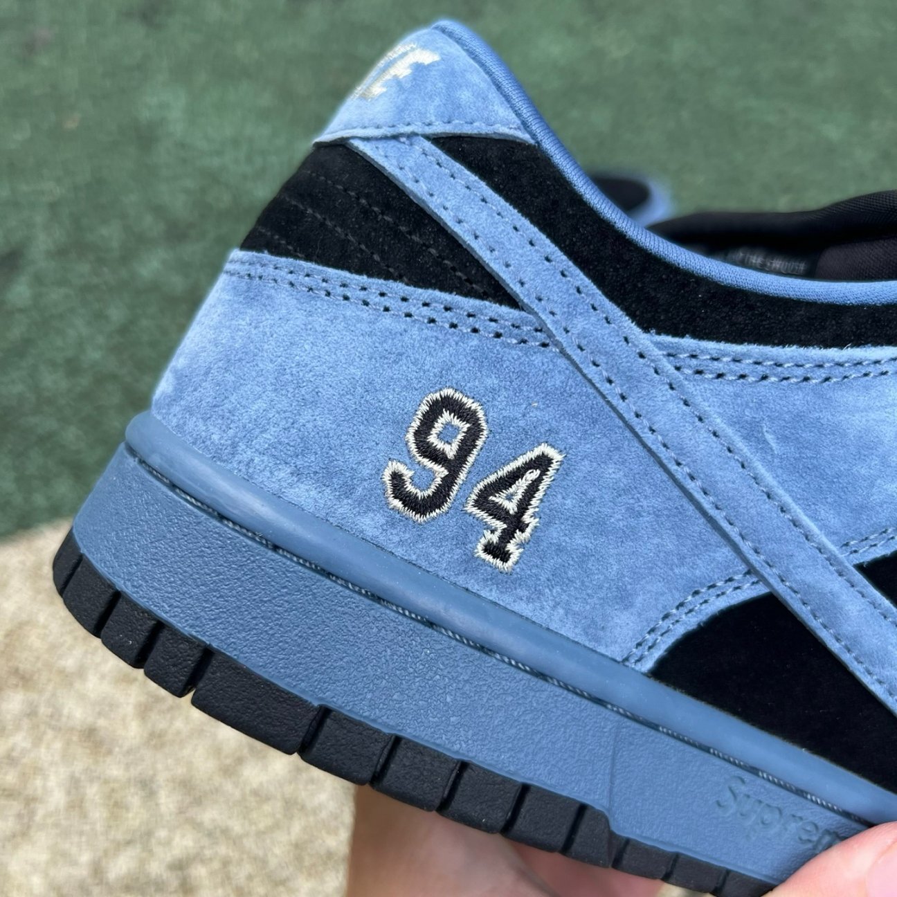 Supreme x Nike Dunk Low SB in the "Ocean Fog" - Image 7