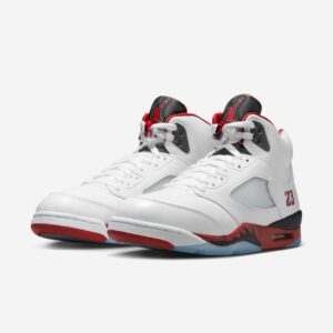 Where To Buy the Air Jordan 5 “Fire Red” with Black Tongue