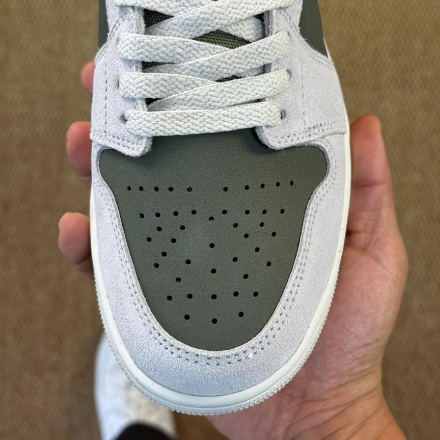 Jordan 1 Low SE Medium Olive Sail - Image 7