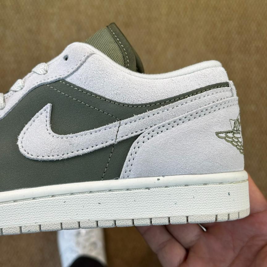 Jordan 1 Low SE Medium Olive Sail - Image 8