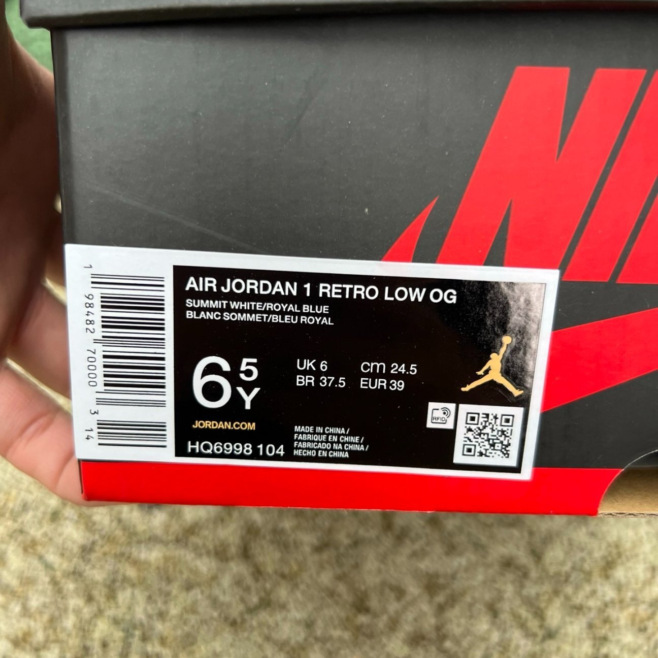 Nike Air Jordan 1 Low OG "Storm Blue" - Image 8