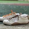 Golden Goose Stardan Sneakers Cream Leather Silver Star Brown Sole