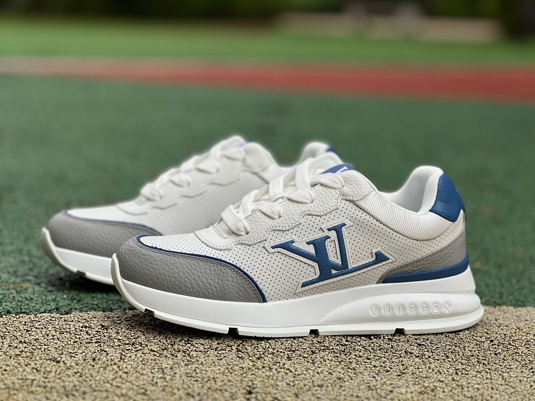 Louis Vuitton LV Runner Tatic Sneaker White, Grey and Blue