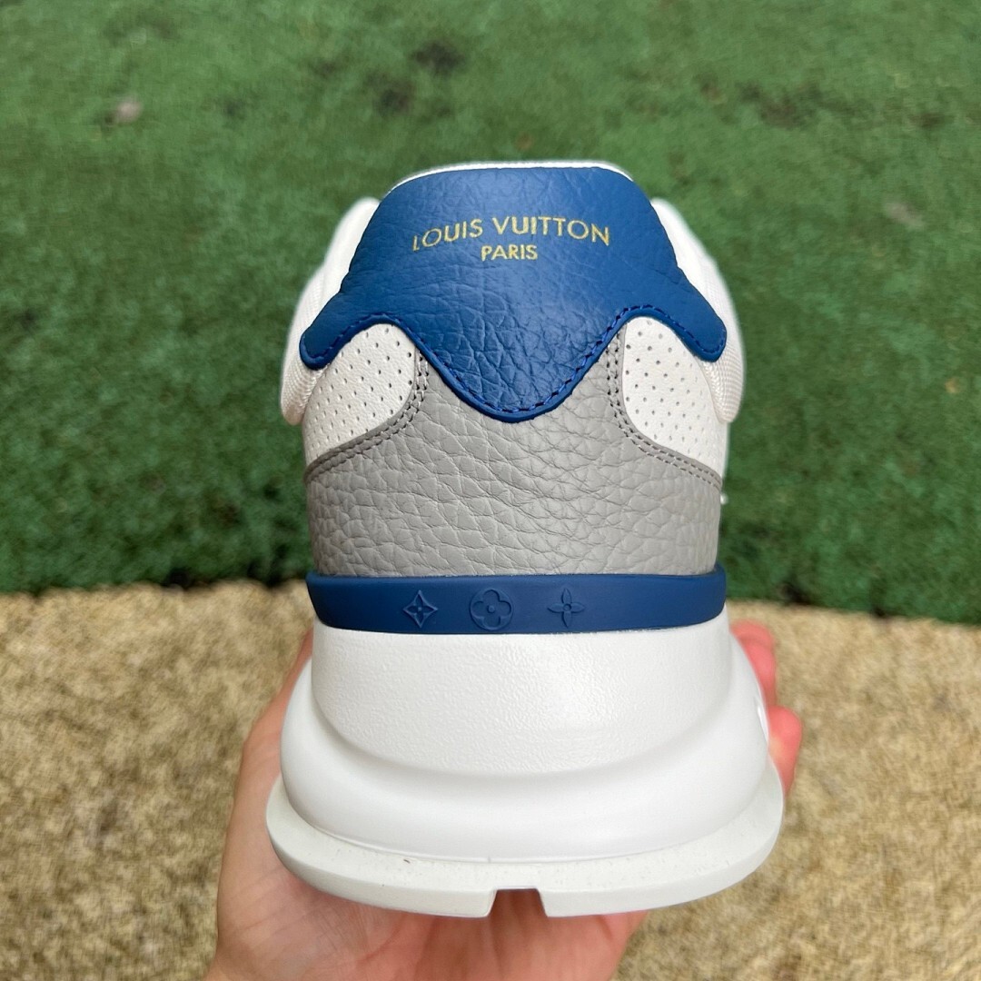 Louis Vuitton LV Runner Tatic Sneaker White, Grey and Blue - Image 8