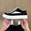 Rick Owens DRKSHDW Abstract Low Sneaker Black Milk