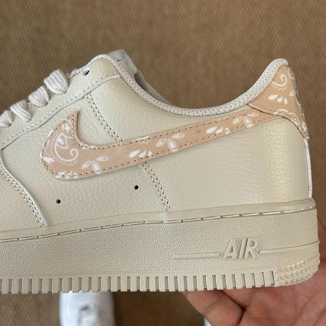 Nike Women's Air Force 1 Low 'Pink Paisley' White Pink Oxford DH4406-100 - Image 6