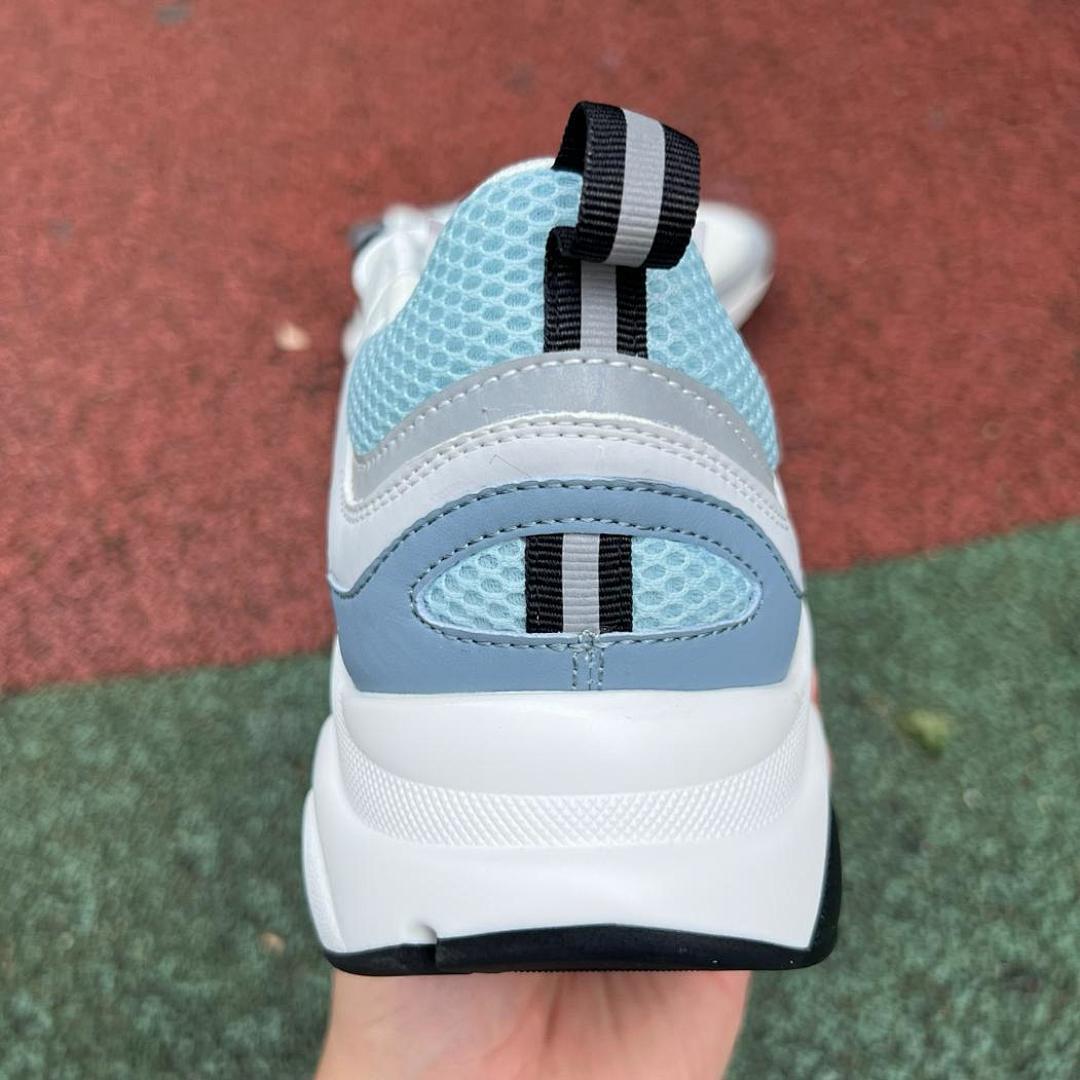Dior B22 Sneaker White Grey Blue - Image 8