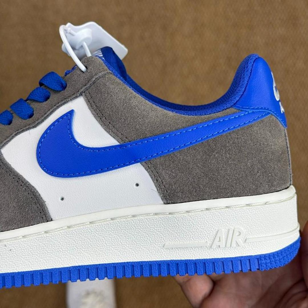 Nike Air Force 1 Low Wolf Grey Game Royal White - Image 7
