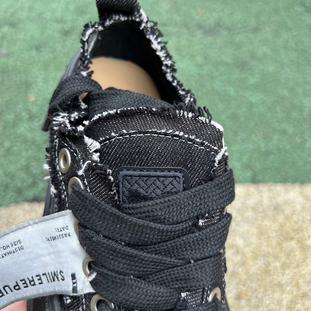 SMILEREPÚBLIC Black Distressed Chunky Sole Low Top Sneakers Style No. 1 - Image 5