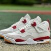 Air Jordan 4 Retro White Fire Red Cement Grey Gum