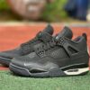Air Jordan 4 Black Mini Swoosh