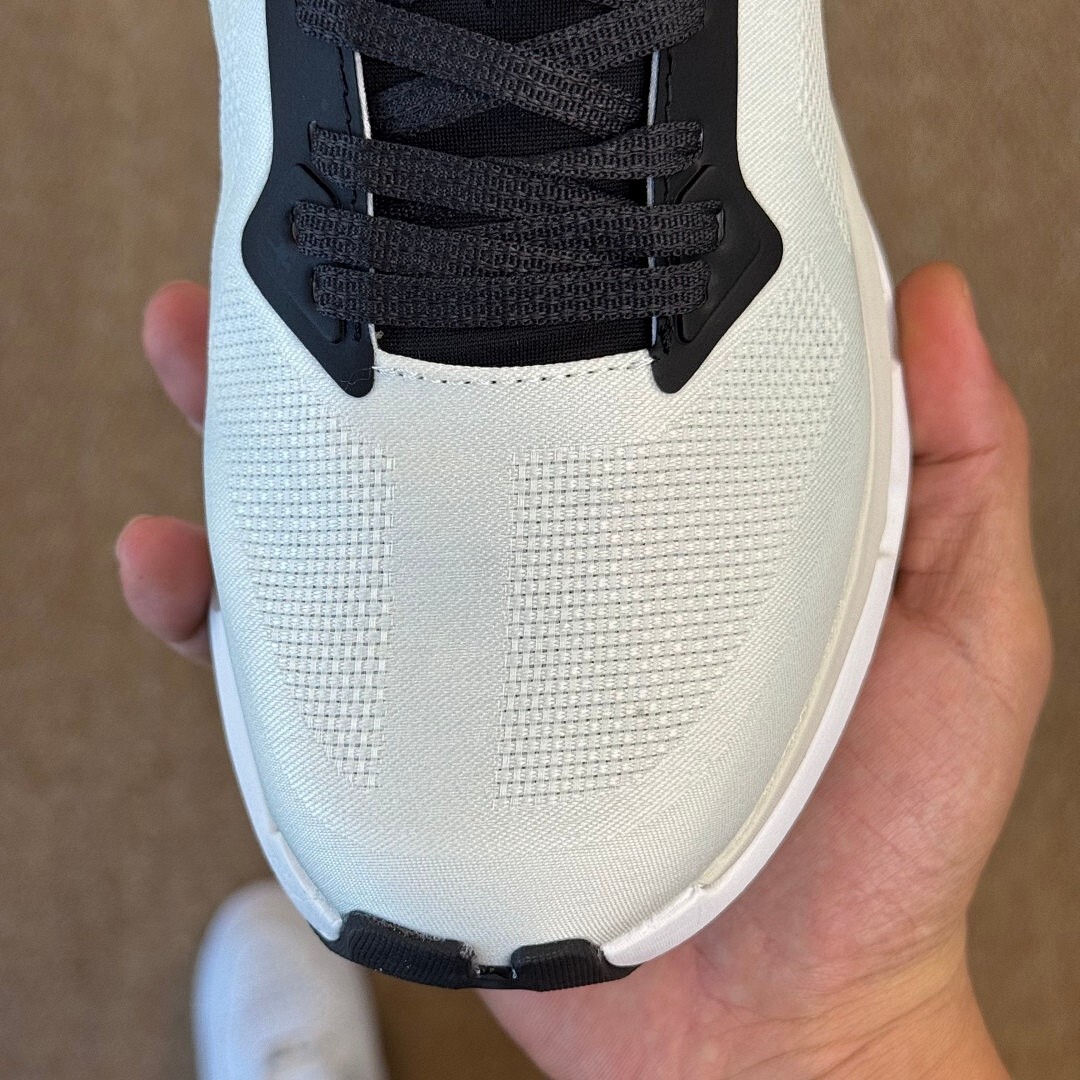 On Cloudmonster Undyed-White Black - Image 4