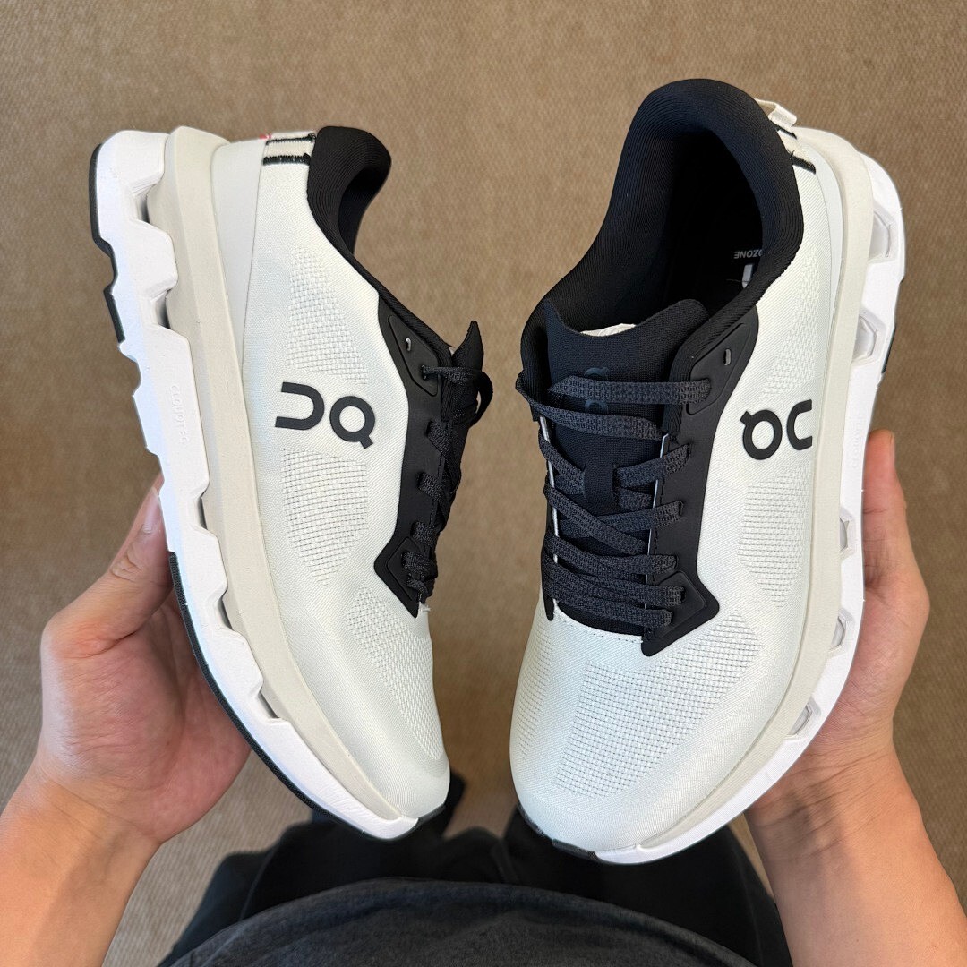 On Cloudmonster Undyed-White Black - Image 8