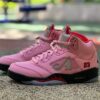 Air Jordan 5 Retro Aleali May Pink A Logo 23