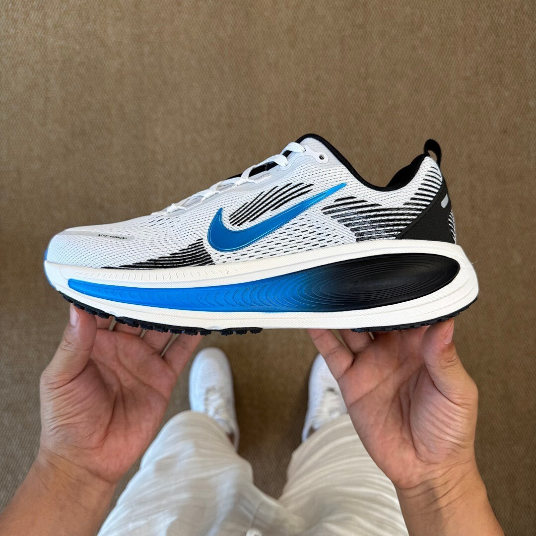 Nike Structure 25 Running Shoes DR2687-101 White Black Blue Lagoon