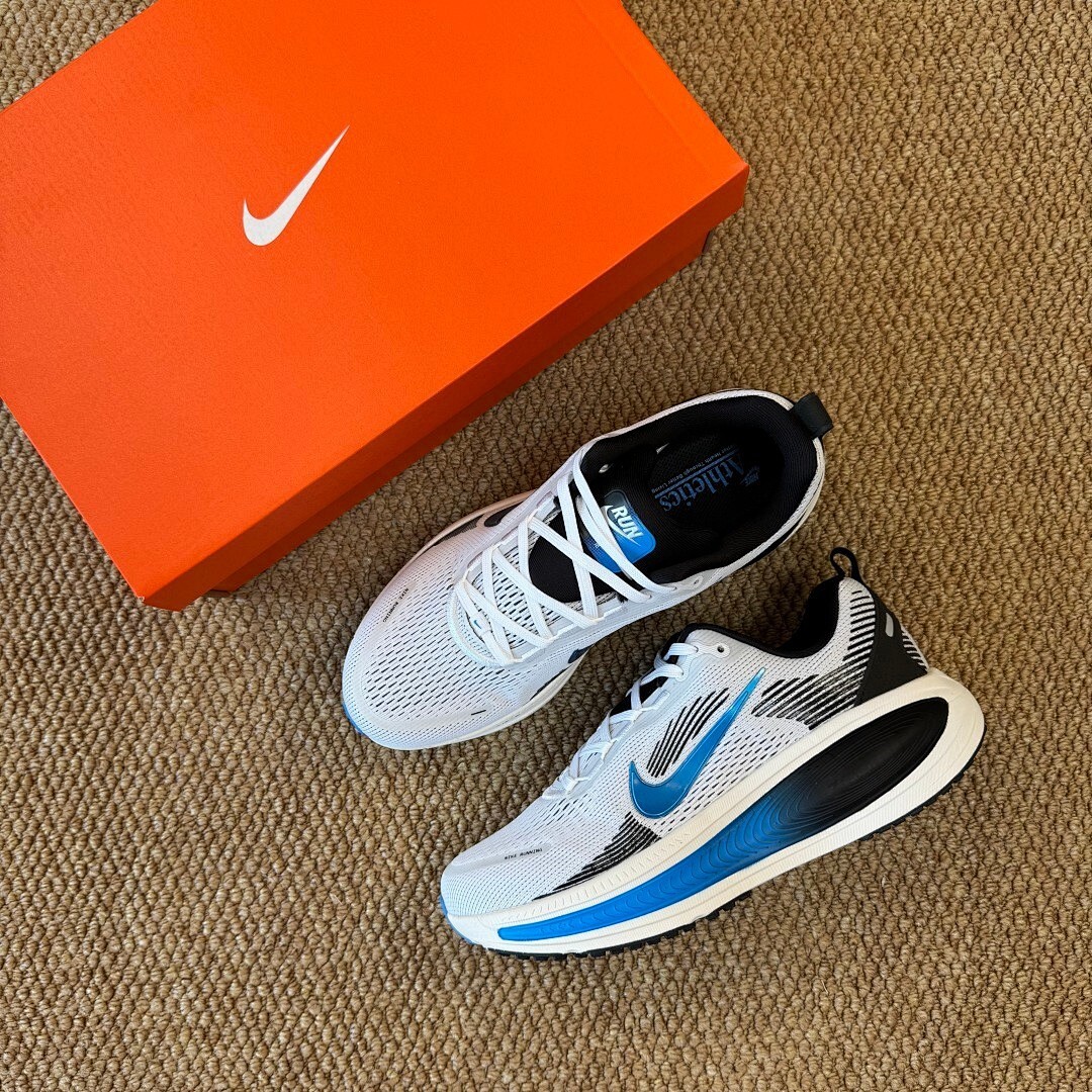 Nike Structure 25 Running Shoes DR2687-101 White Black Blue Lagoon - Image 2