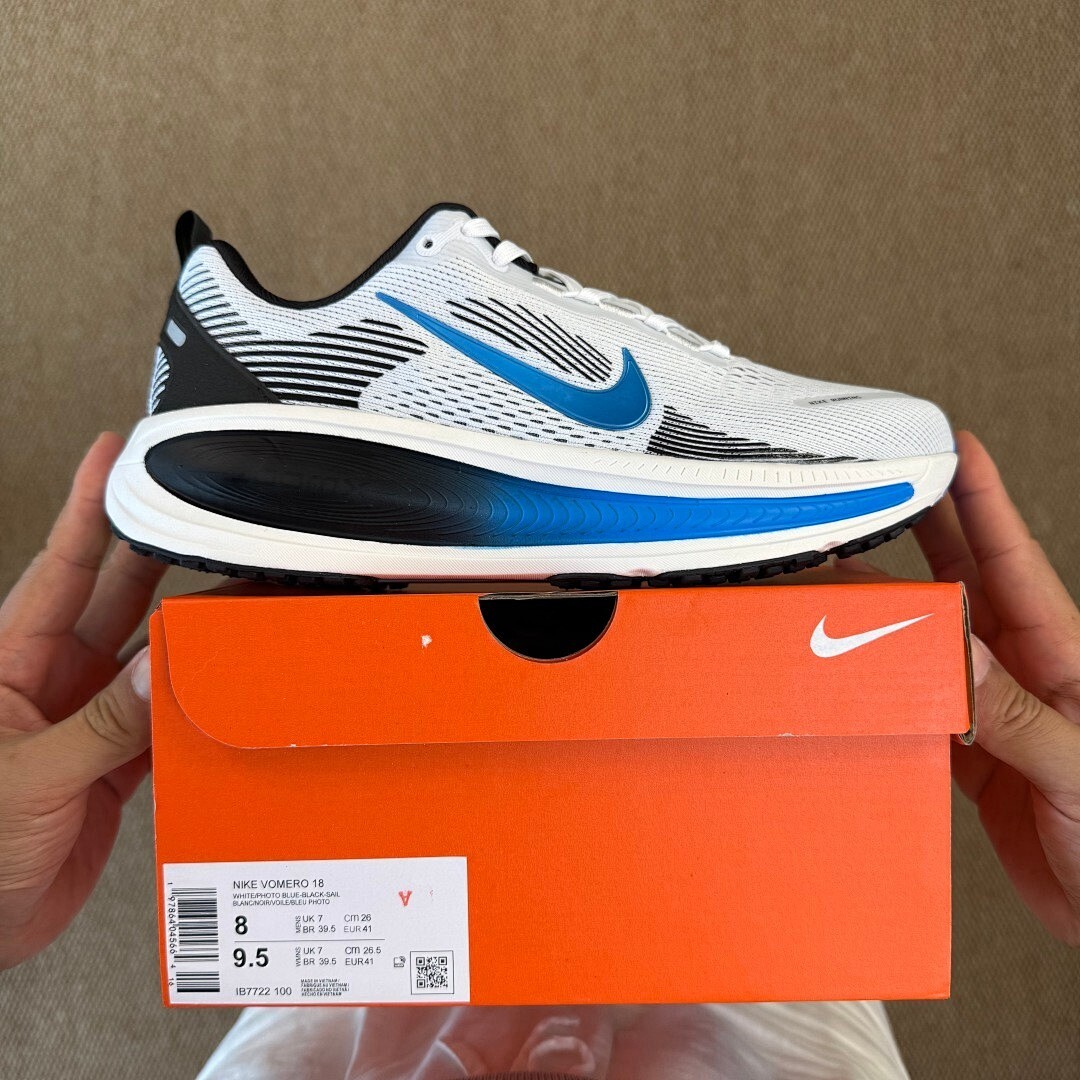 Nike Structure 25 Running Shoes DR2687-101 White Black Blue Lagoon - Image 3