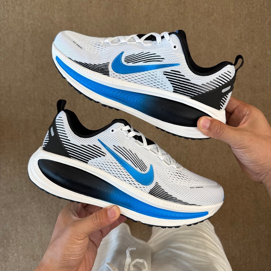Nike Structure 25 Running Shoes DR2687-101 White Black Blue Lagoon - Image 9