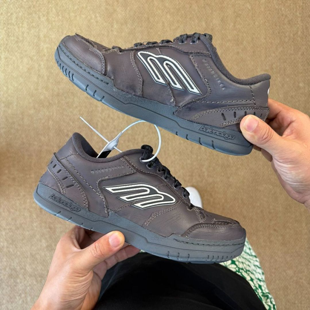 Balenciaga WORN-OUT Umbro Low Top Sneaker Grey 760920W5B701210 - Image 9