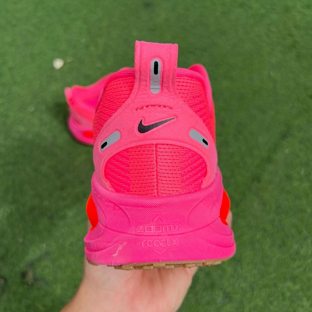 Nike ZoomX Invincible Run Flyknit 3 Hyper Pink Metallic Silver Atomic Orange - Image 8