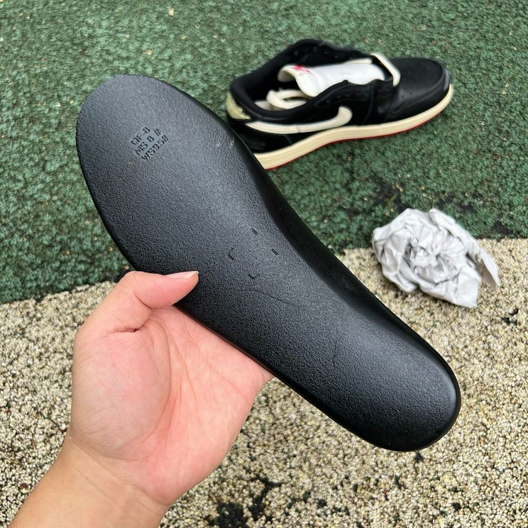 Travis Scott x Air Jordan 1 Low OG Black Phantom DM7866-001 - Image 5