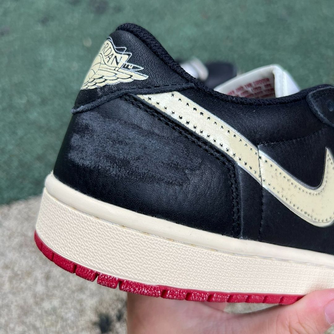 Travis Scott x Air Jordan 1 Low OG Black Phantom DM7866-001 - Image 7