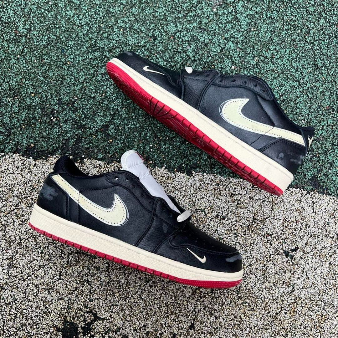 Travis Scott x Air Jordan 1 Low OG Black Phantom DM7866-001 - Image 8