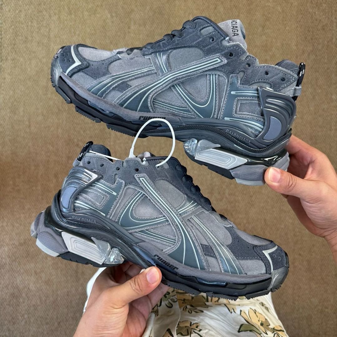 Balenciaga Runner Sneaker Grey 677403W3RFN1290 - Image 9