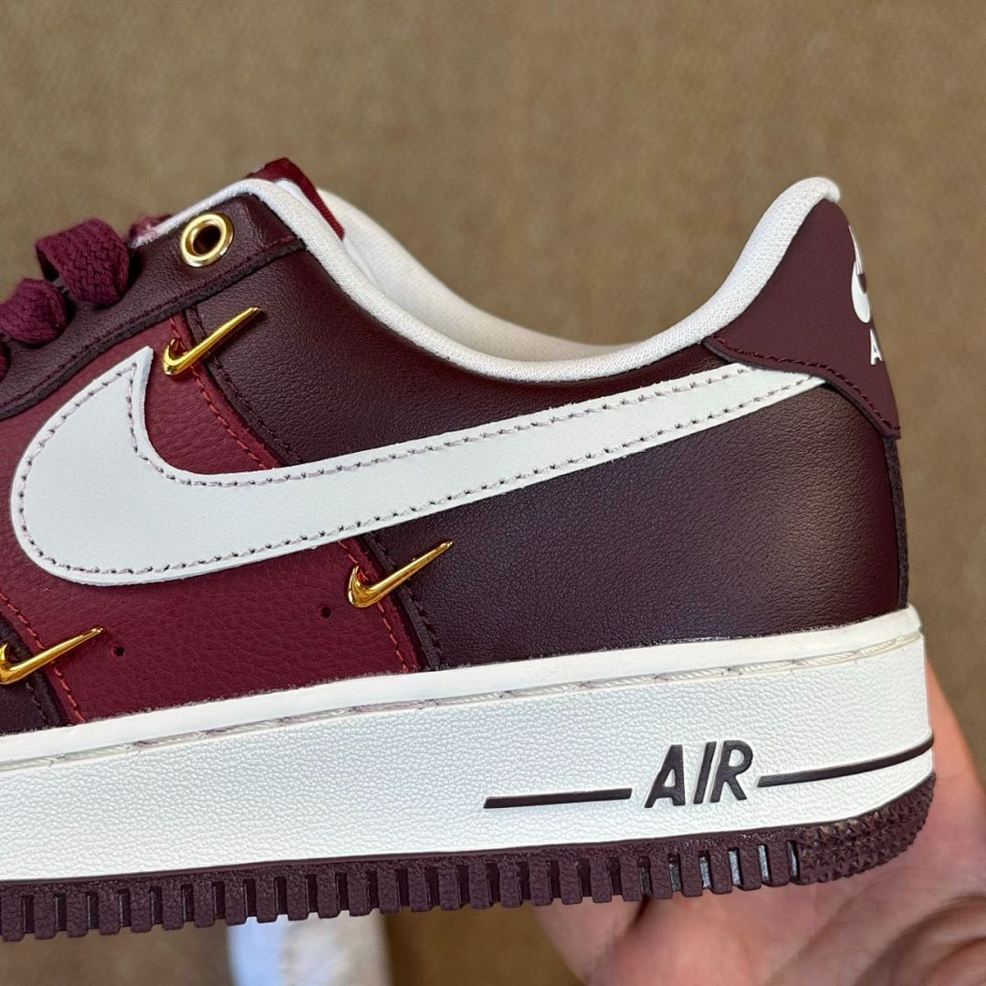 Nike Air Force 1 Low '07 'Dark Beetroot Metallic Gold' DV1234-600 - Image 7