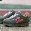 Louis Vuitton LV Runner Tatic Sneaker Khaki Red LV Logo
