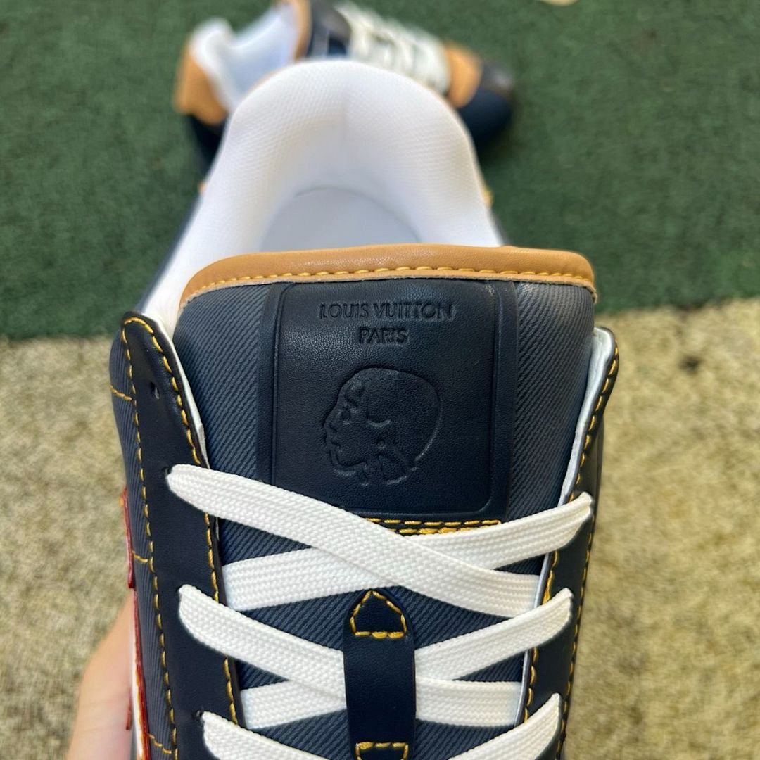 Louis Vuitton LV Runner Tatic Sneaker Navy Brown White - Image 5