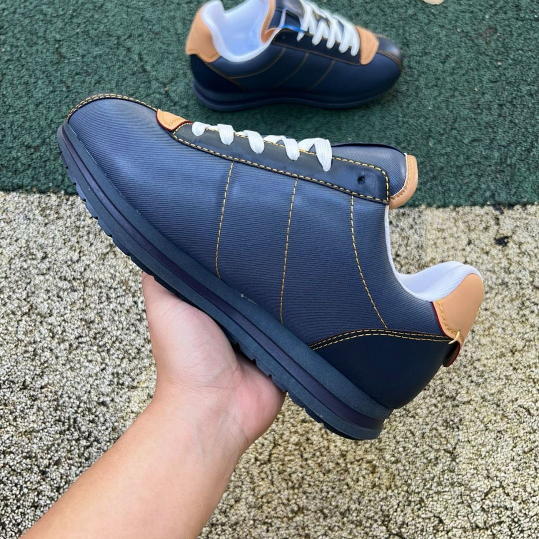 Louis Vuitton LV Runner Tatic Sneaker Navy Brown White - Image 7