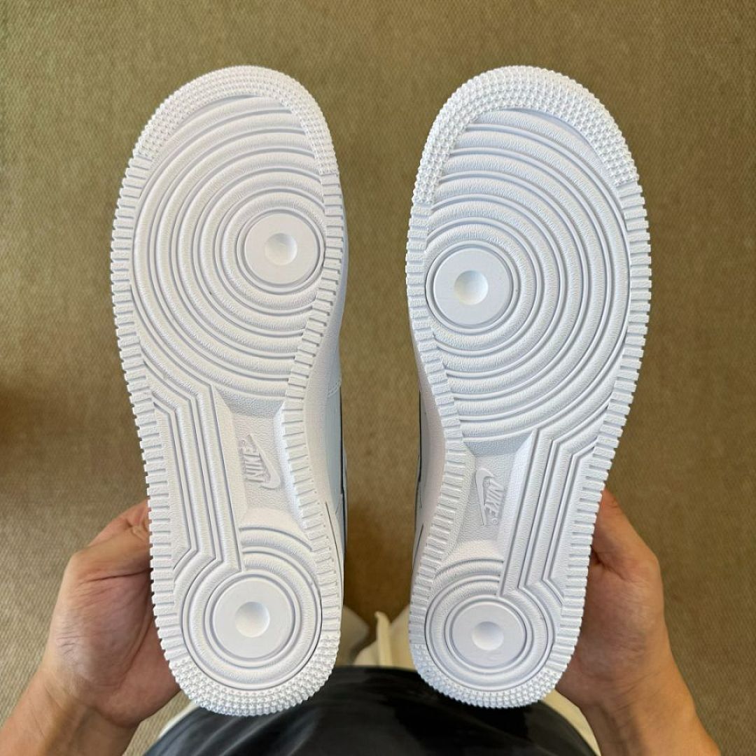 Nike Air Force 1 '07 White Wolf Grey Hyper Royal CW7577-101 - Image 7