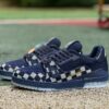 Louis Vuitton LV Trainer Sneaker Damier Denim Bleu with Gold Signature 1A9Z0Y
