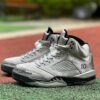 Air Jordan 5 Retro Carmelo Anthony PE "Family Flies Alone" Metallic Silver "10"