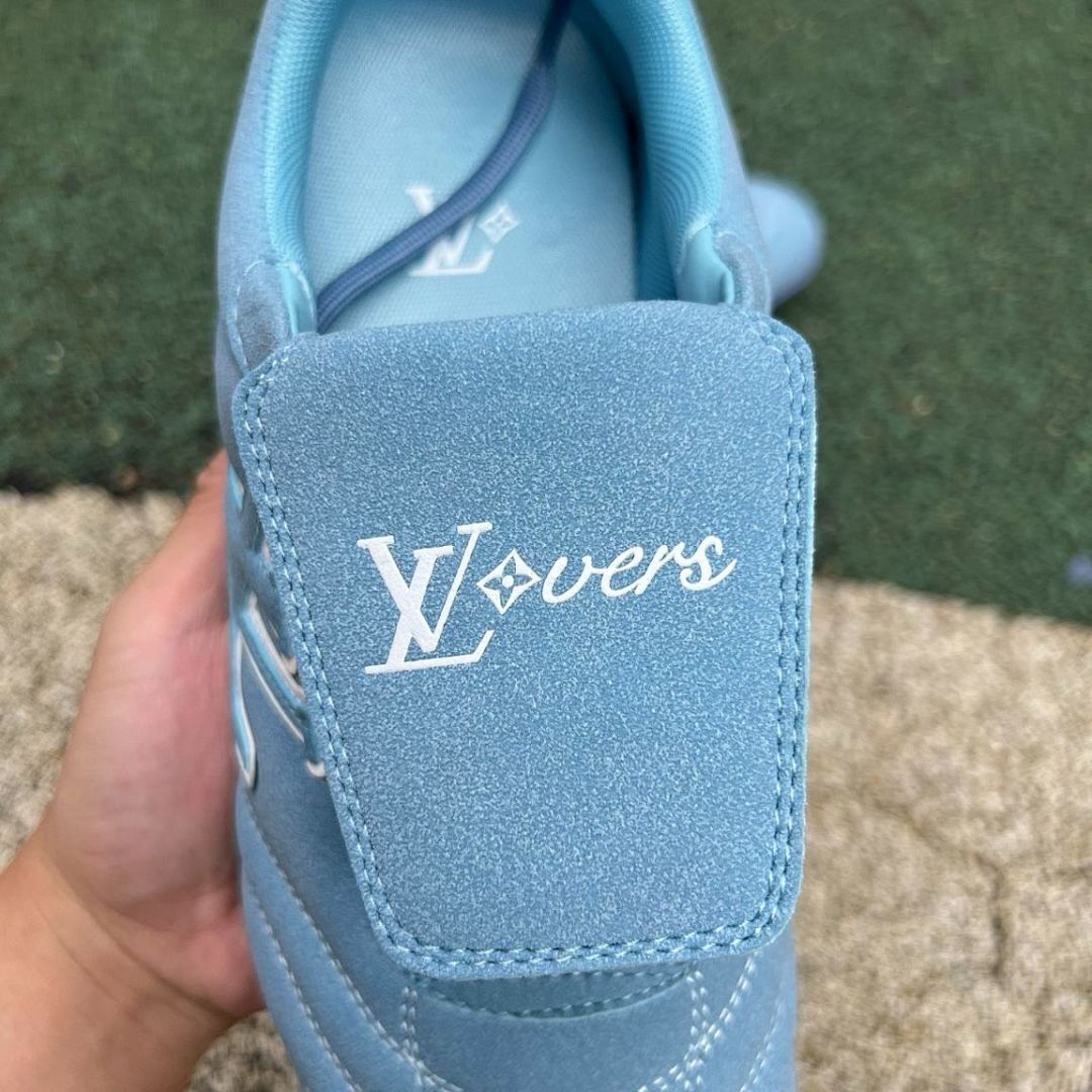 Louis Vuitton Light Blue Monogram Turf Soccer Shoes - Image 5