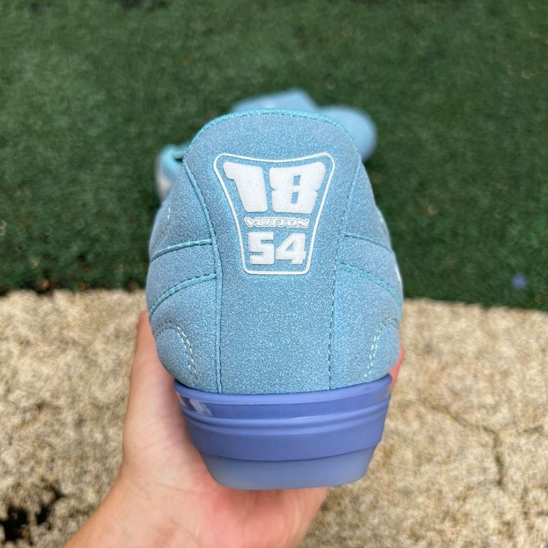 Louis Vuitton Light Blue Monogram Turf Soccer Shoes - Image 8