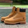 Timberland Men's 6-Inch Premium Waterproof Boot Wheat Nubuck 10061