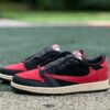 Travis Scott Air Jordan 1 Low OG Sample Black Red