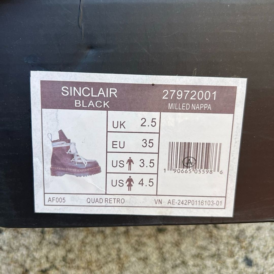 Dr. Martens x Rick Owens 1460 Bex DS Boot DM27772001 Black - Image 2