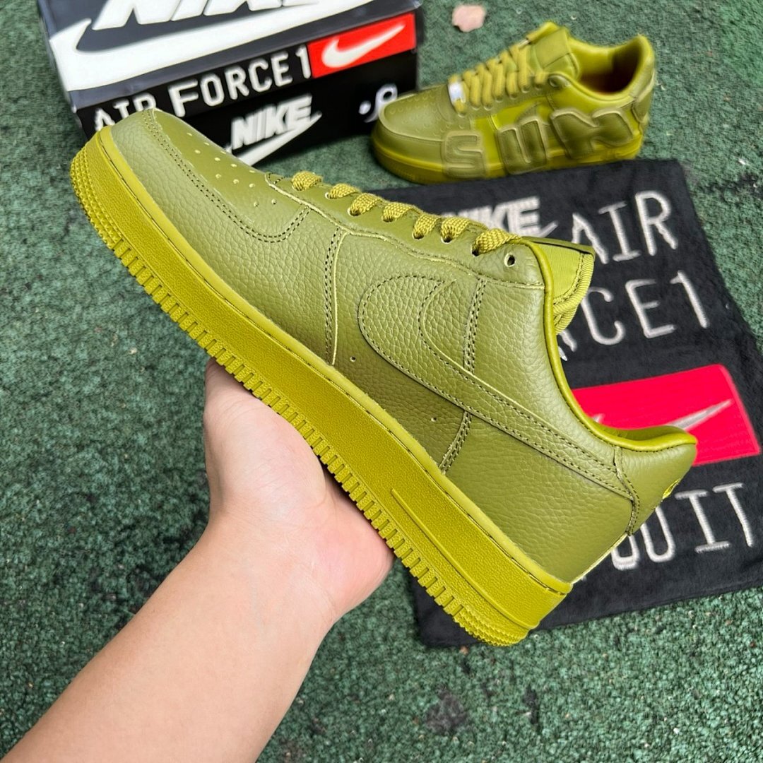 Supreme x Nike Air Force 1 Low Mean Green CU9225-300 - Image 16