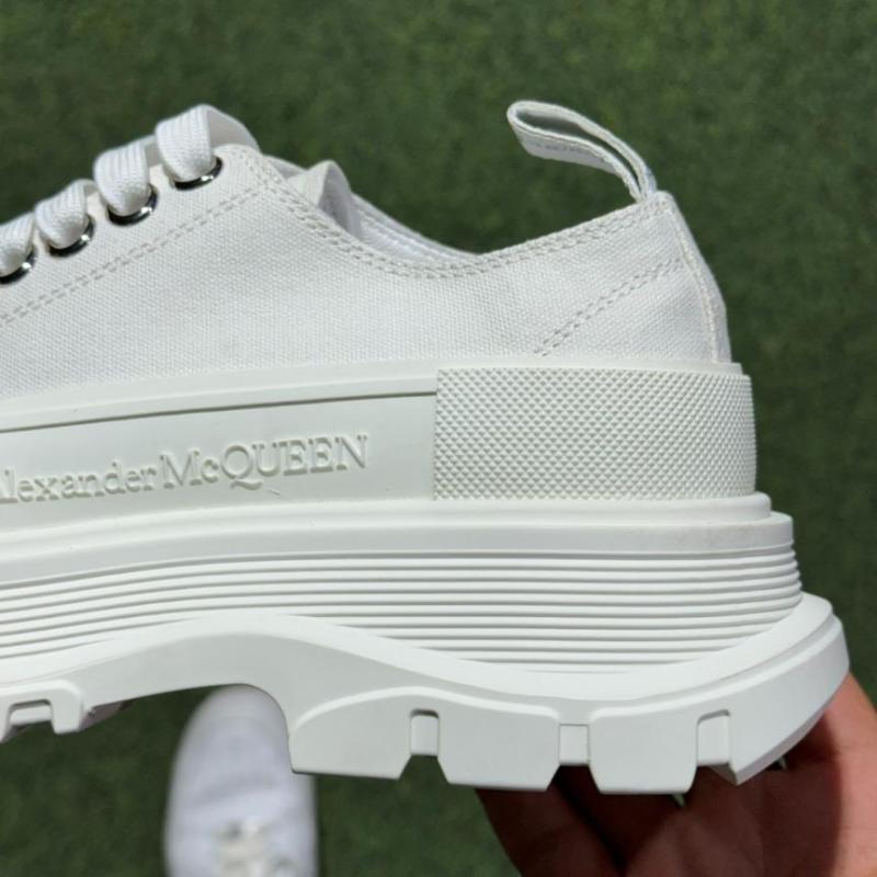 Alexander McQueen Tread Slick Lace-up Sneaker White 611705W4L329000 - Image 6