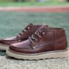 Caterpillar Men's Founder Moc Toe Chukka Boots Brown Leather