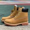 Timberland 6-Inch Premium Waterproof Fur Lined Boots Wheat Nubuck