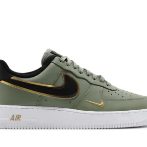 Nike Air Force 1 ’07 LV8 ‘Metallic Swoosh Pack – Oil Green’ DA8481-300